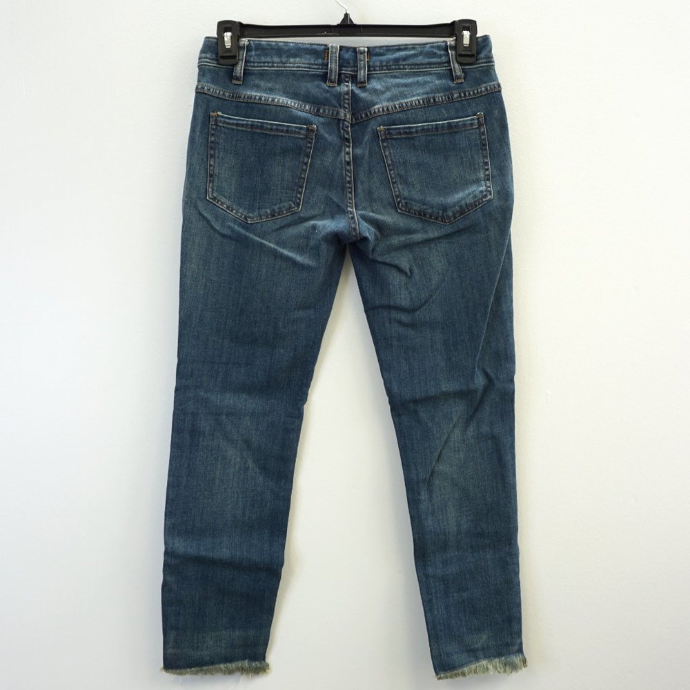 Free People Skinny Ripped Cropped Jeans 28 - Picture 2 of 8